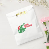Alligator kerst gunsttas bedankzakje (Gezegeld)