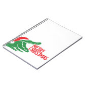 Alligator kerst notitieboek (Linkerzijde)