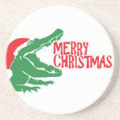 Alligator kerst onderzetter (Voorkant)