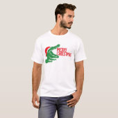 Alligator kerst T-shirt (Voorkant volledig)