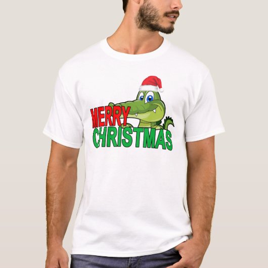 Alligator kerst T-shirt ..png (Voorkant)