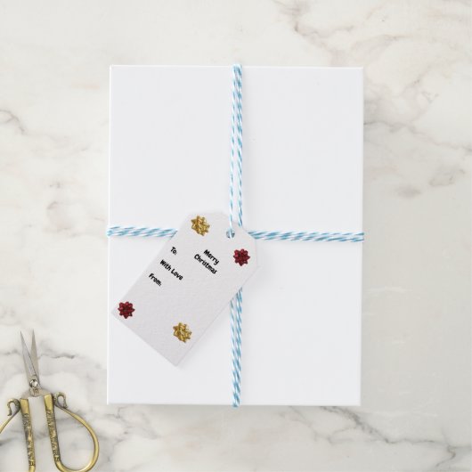 Alligator kerstboom cadeau Label Cadeaulabel (Met Touw)