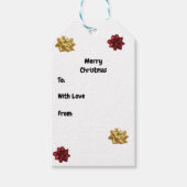 Alligator kerstboom cadeau Label Cadeaulabel (Voorkant)