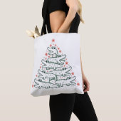Alligator Kerstboom Grappige Krokodil Florida Tote Bag (Dichtbij)