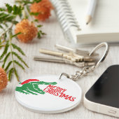 Alligator kerstmis sleutelhanger (Voorkant Rechts)