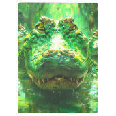 Alligator Klembord (Achterkant)