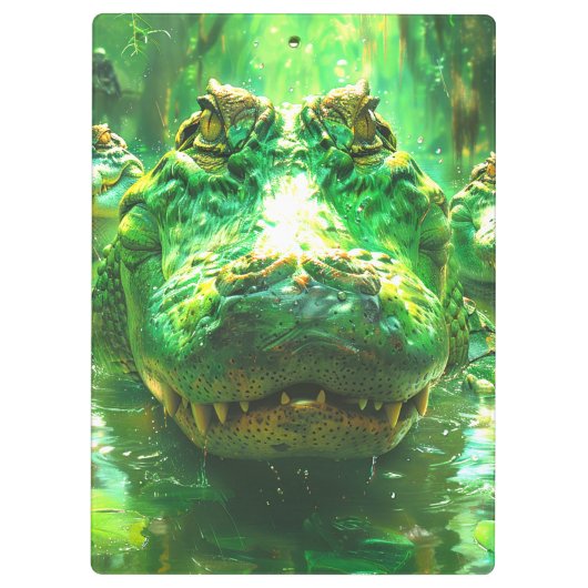 Alligator Klembord (Achterkant)