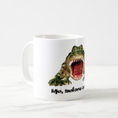 Alligator koffiemok (Voorkant links)