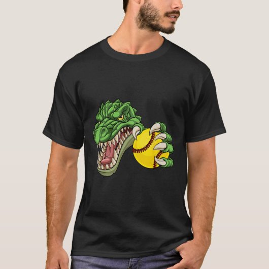 Alligator Krokodil Dinosaur Zachte Karakter  T-shirt (Voorkant)