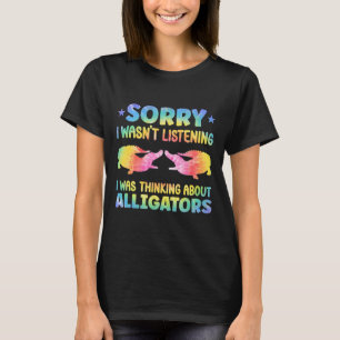 Alligator Krokodil Volle Maan Lichtliefhebbers T-shirt