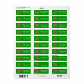 Alligator Land Sign Dierenretour Adres Label (Full Sheet)