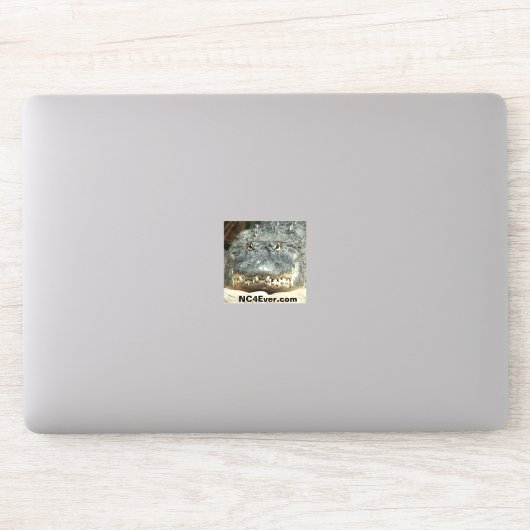 Alligator Laptop Sticker van NC4Ever.com (Computer)