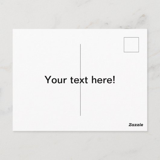 Alligator later briefkaart (Achterkant)