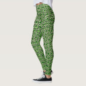  ALLIGATOR LEATHER BRIGHT LEAF GREEN LEGGINGS (Links)