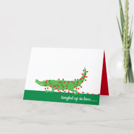 Alligator Liefde Valentijn Kaart