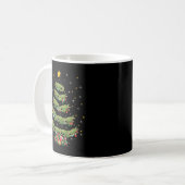 Alligator Lover Xmas Gift Alligator kerstboom Koffiemok (Voorkant links)