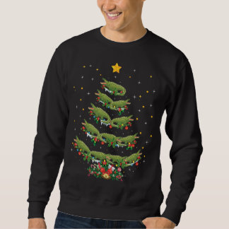 Alligator Lover Xmas Gift Alligator kerstboom Trui