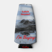 Alligator Lunch Invitation Bottle Water Cooler (Voorkant)