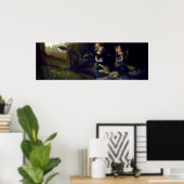 Alligator Magic ART PRINT Firy fantasy surrealisti (Thuiskantoor)