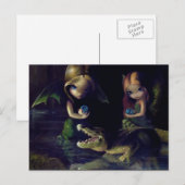 "Alligator Magic"-Briefkaart Briefkaart (Voorkant / Achterkant)