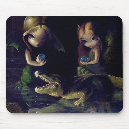 "Alligator Magic" Mousepad Muismat (Voorkant)