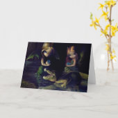 "Alligator Magic"-Wenskaart Kaart (Gele Bloem)