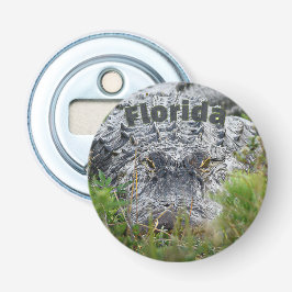 Alligator Magnet Flesopener  Button Flesopener