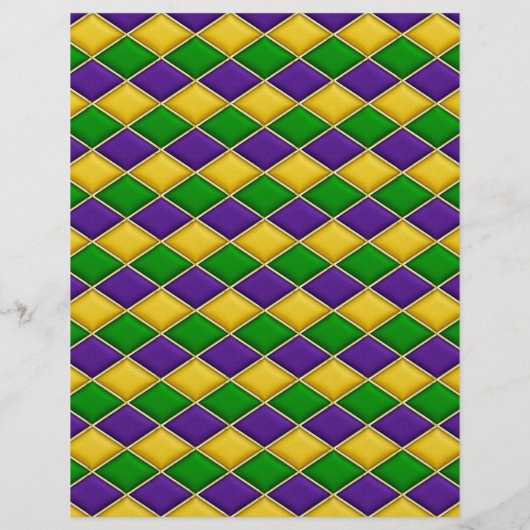 Alligator Mardi Gras Flyer (Achterkant)