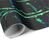 ALLIGATOR METALLIC GREEN CADEAUPAPIER (Rol Hoek)