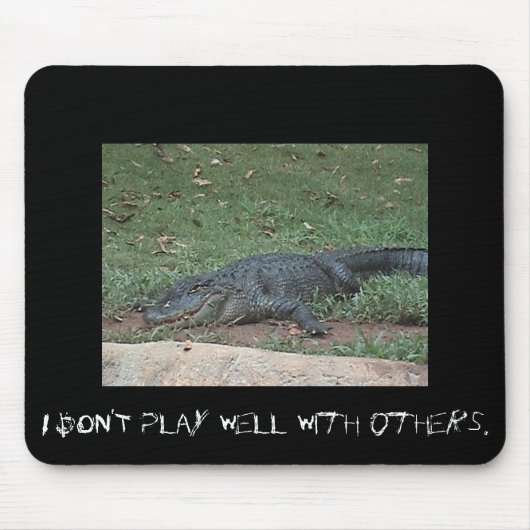 Alligator Mousepad Muismat (Voorkant)