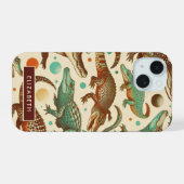 alligator naadloos iPhone 15 case (Achterkant horizontaal)