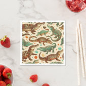  alligator naadloos servet (Insitu)