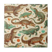  alligator naadloos tegeltje (Voorkant)