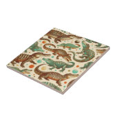  alligator naadloos tegeltje (Zijkant)