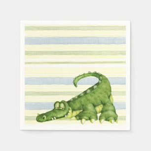 Alligator - Napkins Servetten