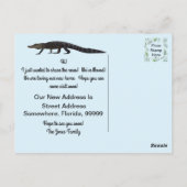 Alligator Nieuw Adres Post Kaart (Achterkant)