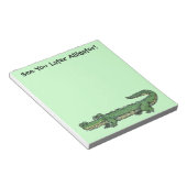 Alligator Note Pad Notitieblok (Schuin)