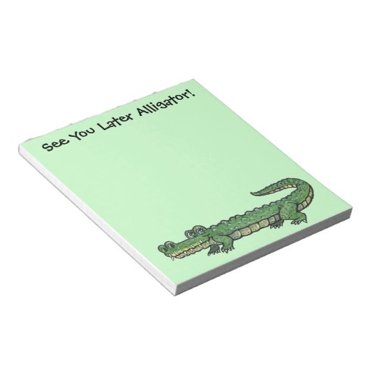 Alligator Note Pad Notitieblok (Schuin)