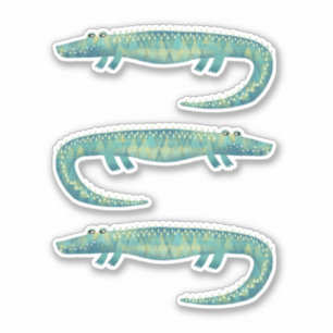 Alligator of krokodille Cute Animal Wildlife Sticker