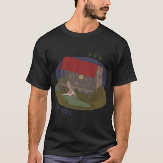 Alligator op de Bayou T-shirt (Voorkant)
