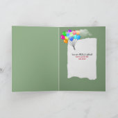 alligator op de verjaardag van de humor van het wa kaart (Binnen)