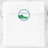 Alligator op maat sticker (Tas)