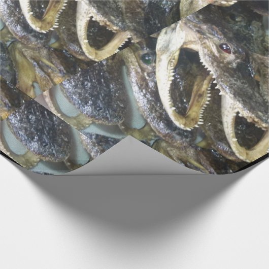 Alligator-opvulpapier Cadeaupapier (Hoek)