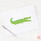Alligator Ovale Sticker (Envelop)