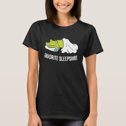 Alligator Pajama Favorite Sleep T-shirt (Voorkant)