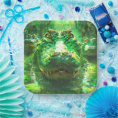 Alligator Papieren Bordje (Feest)