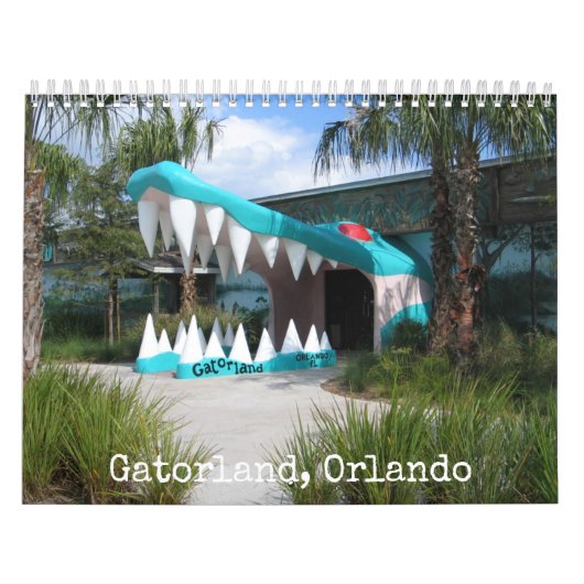Alligator Park in Orlando Wall Calendar Kalender (Hoes)