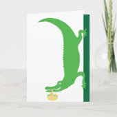 Alligator Pasen Kaart (Voorkant)