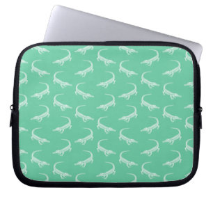 Alligator Pattern  Art Alligators Design Laptop Sleeve