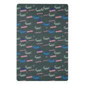 Alligator Pattern Mini Klembord (Achterkant)